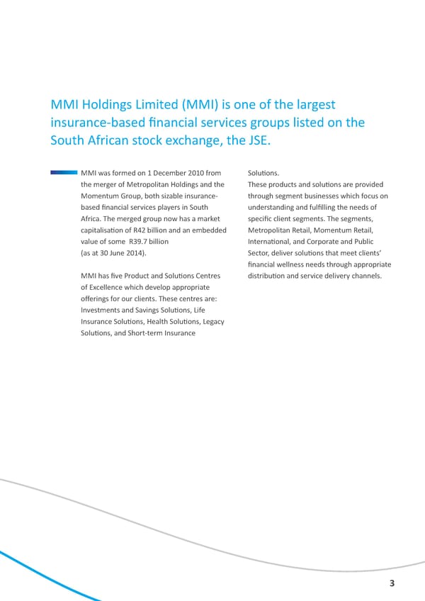 MMI Holdings | Corporate Profile - Page 7