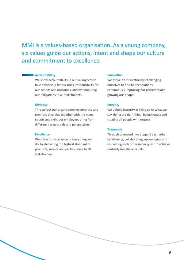 MMI Holdings | Corporate Profile - Page 13