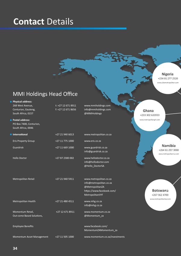 MMI Holdings | Corporate Profile - Page 44